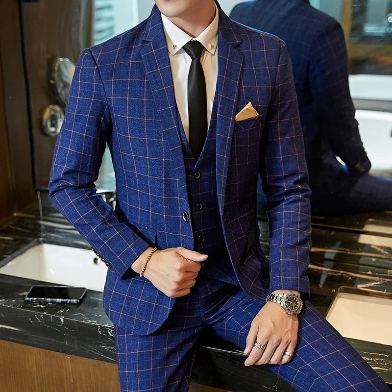 Blazer Pants Business Slim Suit