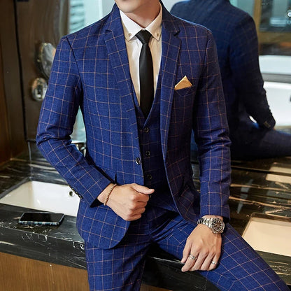 Blazer Pants Business Slim Suit