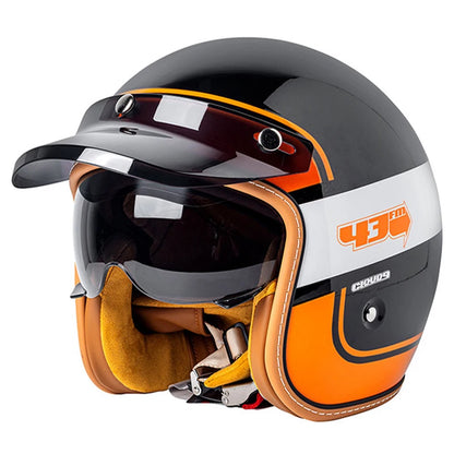 Semi-Open Jet Motorcycle Helmet