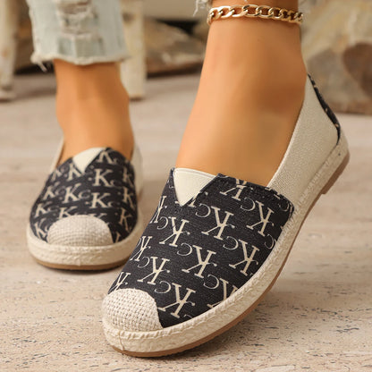Graffiti Knit Loafers