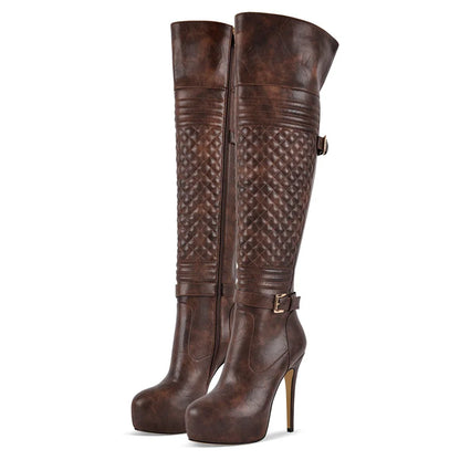 Chain Knee Boots
