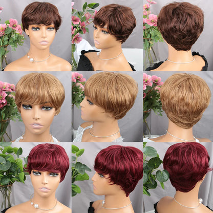 Straight Short Wig