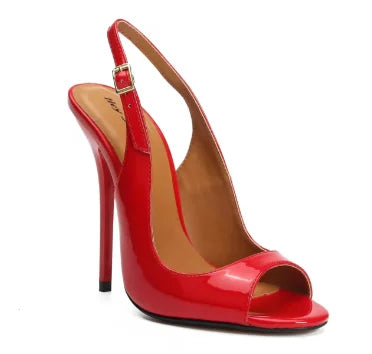 Buckle Strap Stiletto Pumps