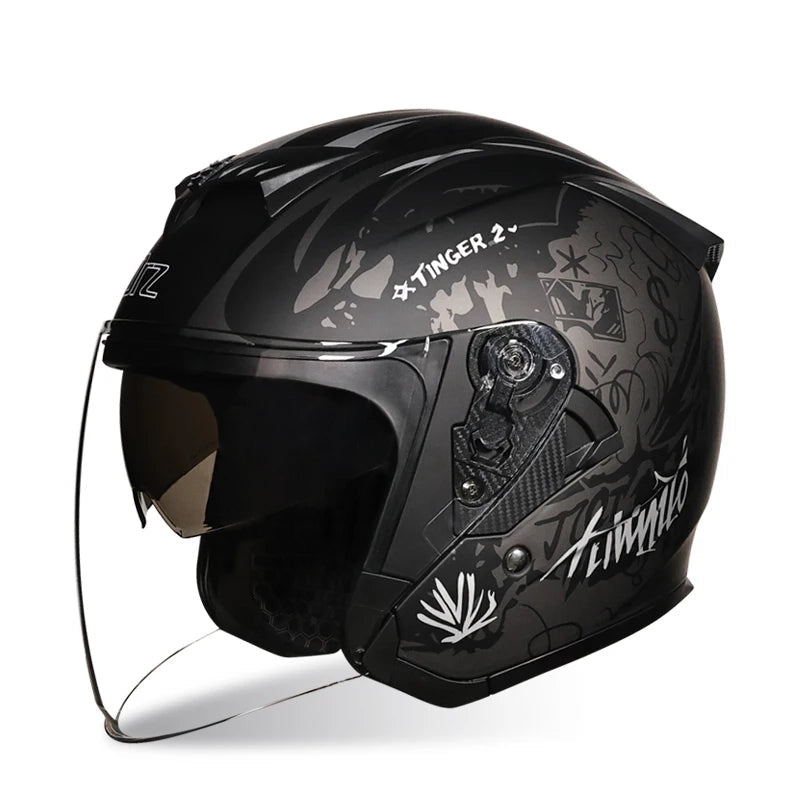 ORZ Semi-Covered Sun Visor Helmet