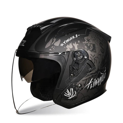 ORZ Semi-Covered Sun Visor Helmet