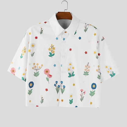 Floral Print Casual Shirt