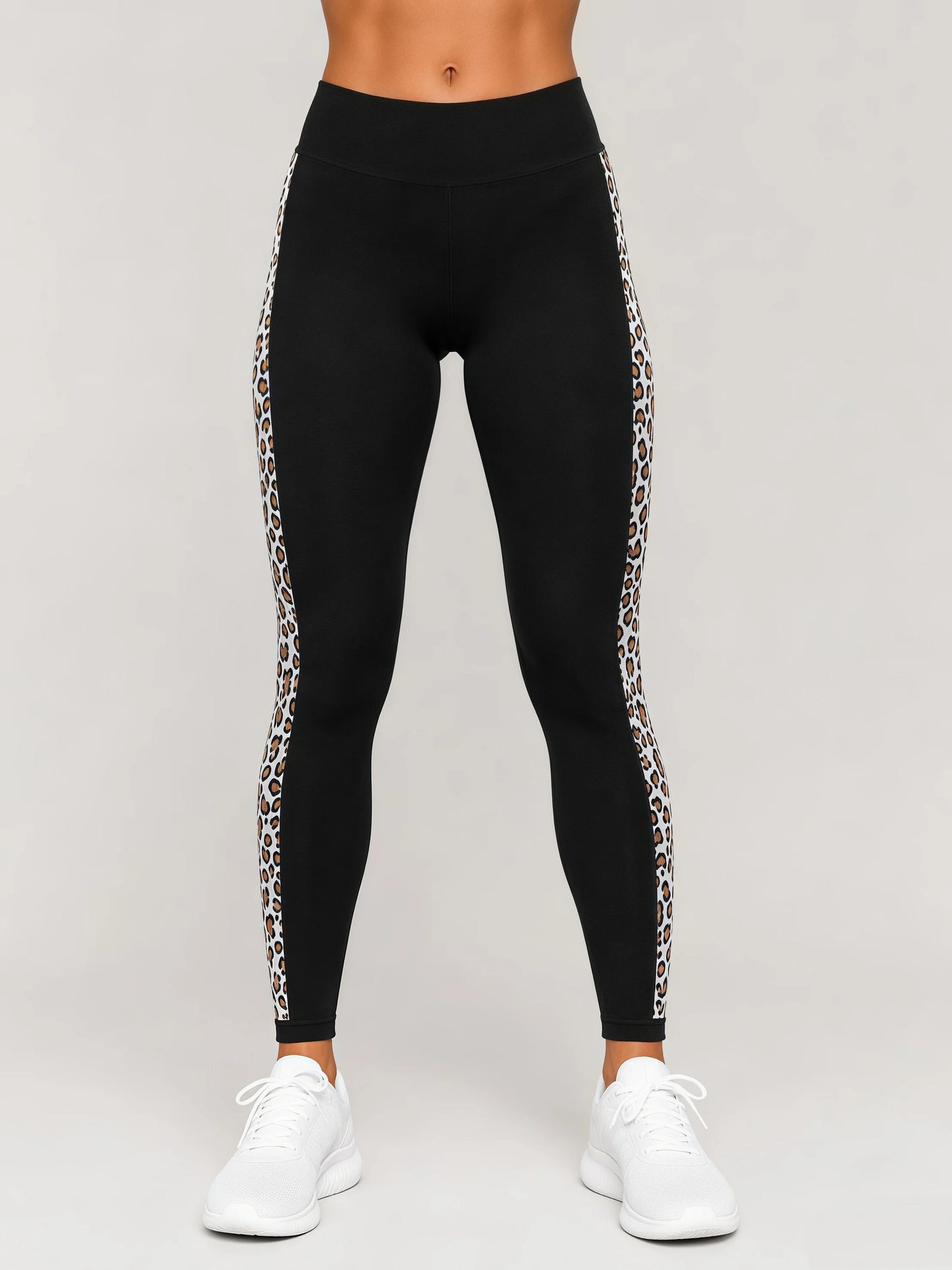Leopard Print 4-Way Stretch Leggings