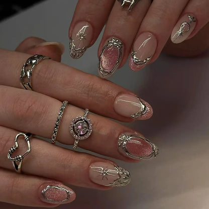 Y2K Cat Eye Press-On Nails