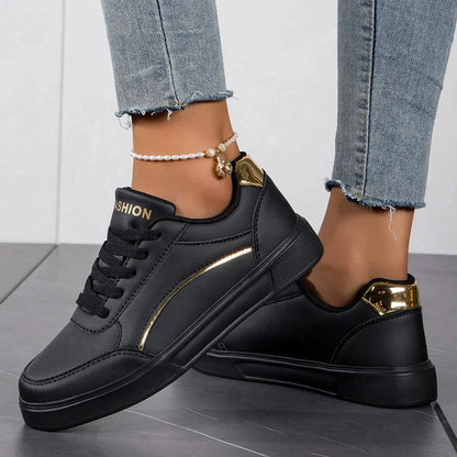 Leather Platform Sneakers
