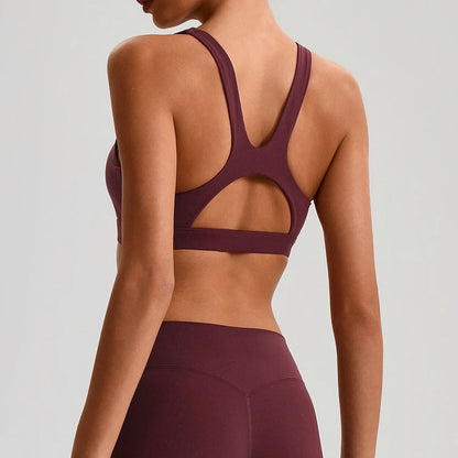 Back Hollow Out Fitness Bra