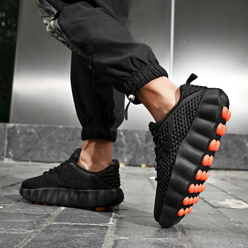 Thick-Sole Breathable Casual Sneakers