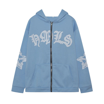 Street Style Zip Hoodie