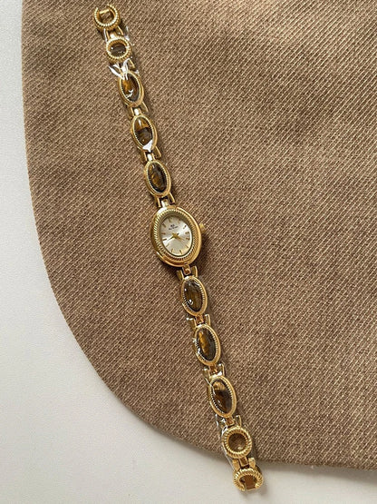Oval Alloy Watch