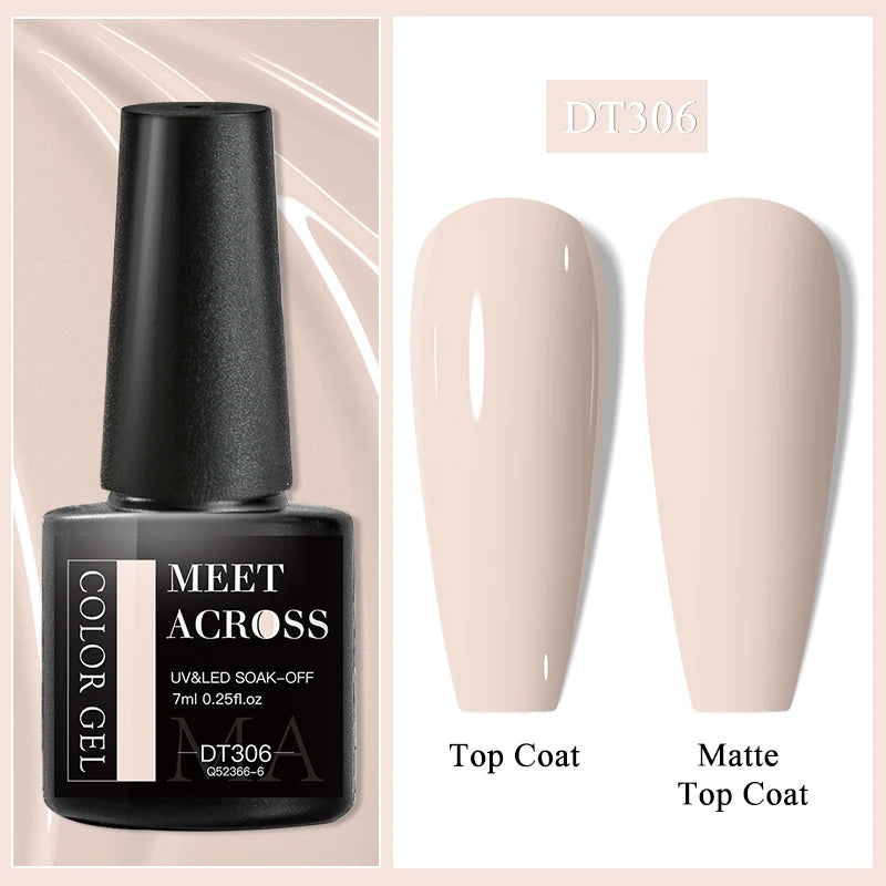 MEET ACROSS Matte Gel Polish
