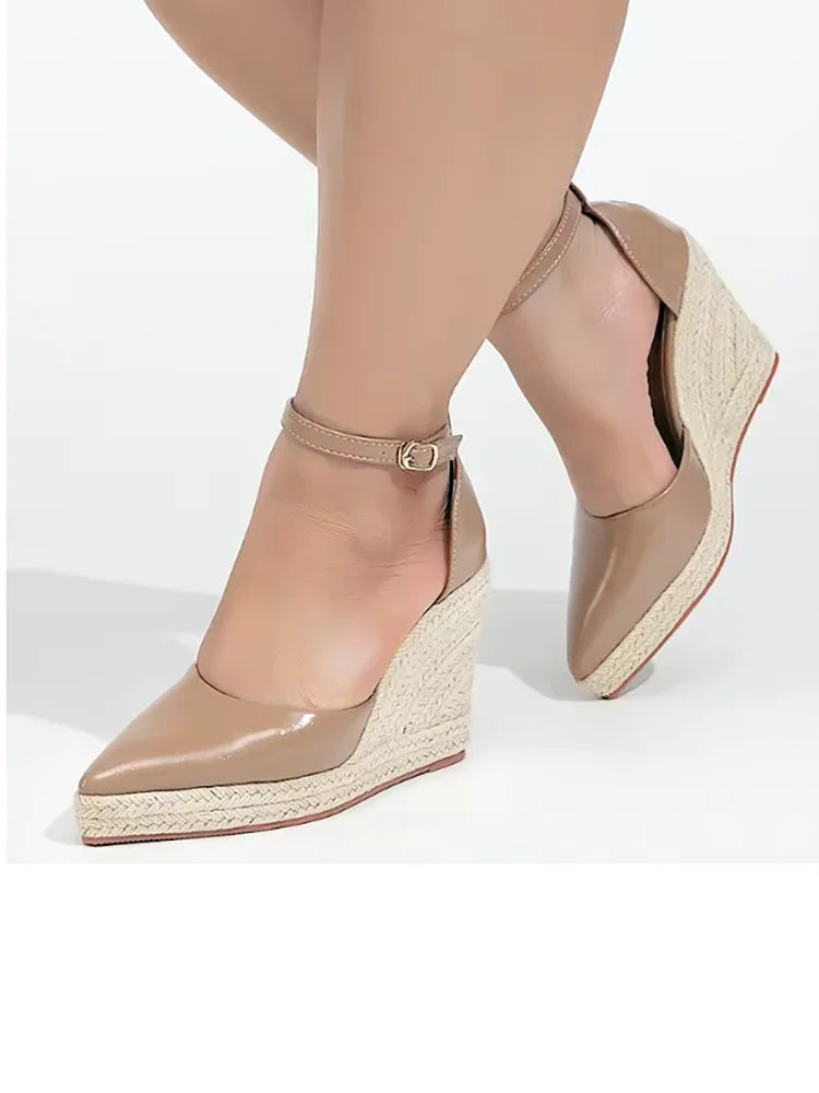 Wedge Espadrille Ankle Sandals