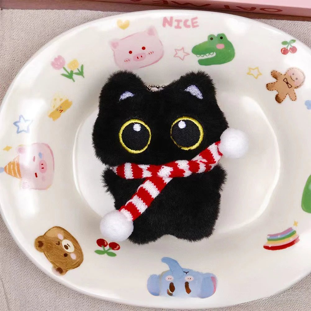 Kawaii Plush Black Cat Doll