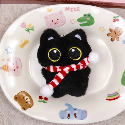 Kawaii Plush Black Cat Doll