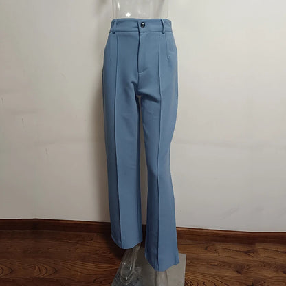 Ardm High Waisted Casual White Trousers Women Brown Stright Pants Office Lady Korean Style Women 2021 Pantalones De Mujer