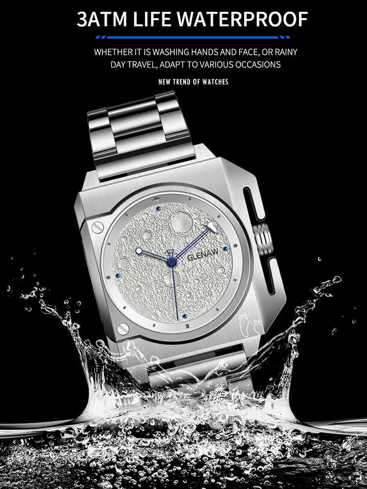 Glenaw Moon Dial Watch