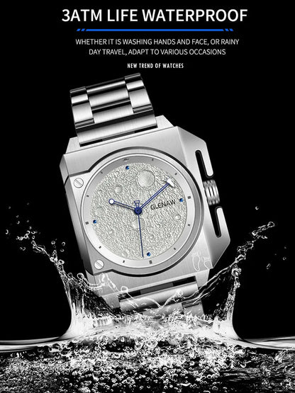 Glenaw Moon Dial Watch