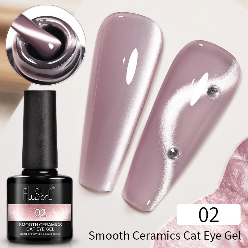 Pink Cat Eye Gel Polish