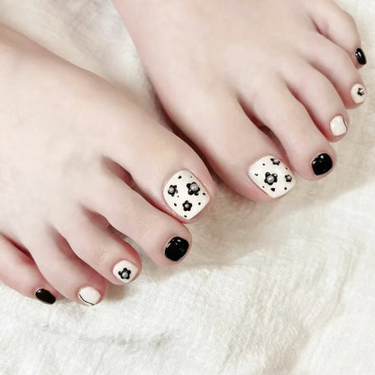 Acrylic Toe Press-On Nail Set