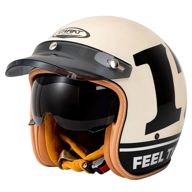 Semi-Open Jet Motorcycle Helmet