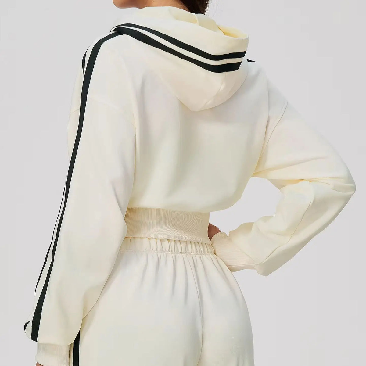 Thickened Hooded Zip Jacket