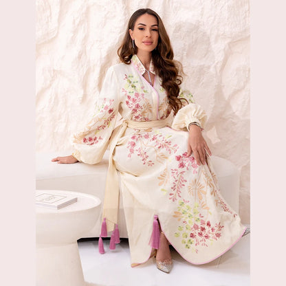 Tassel Print Dress