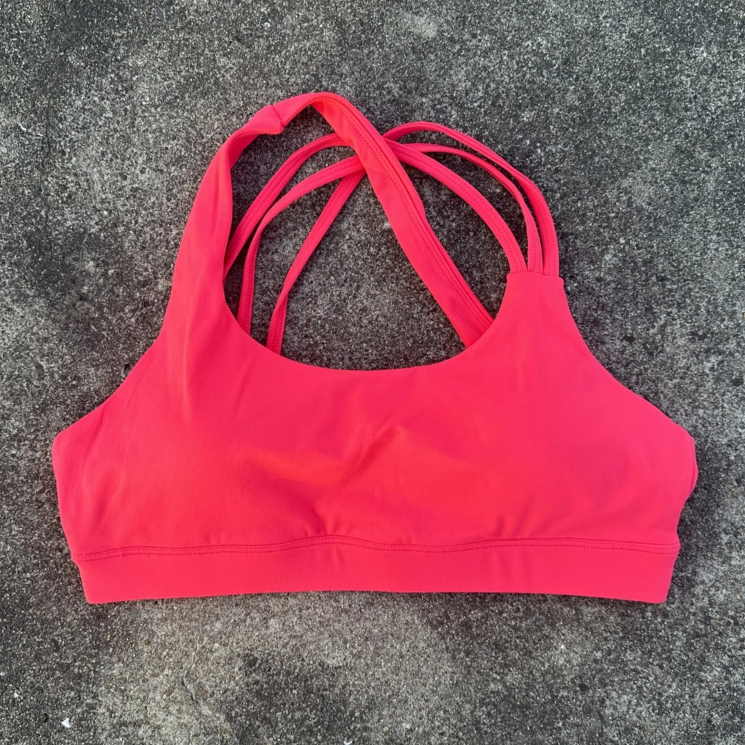 Solid Color Cross Back Fitness