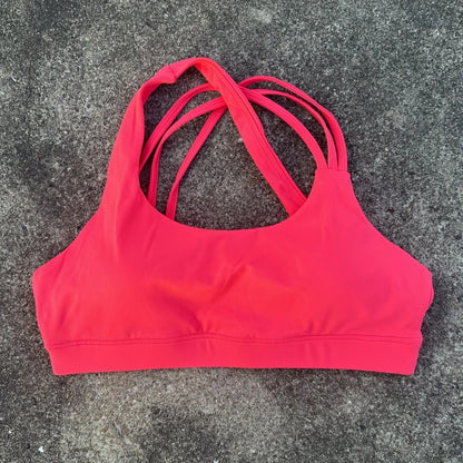 Solid Color Cross Back Fitness