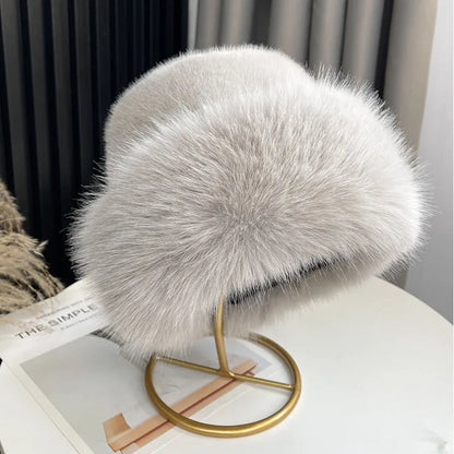 Faux Fox Fur Winter Hat