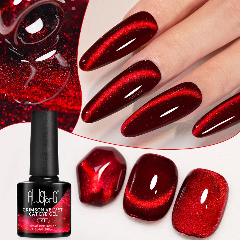 Pink Cat Eye Gel Polish