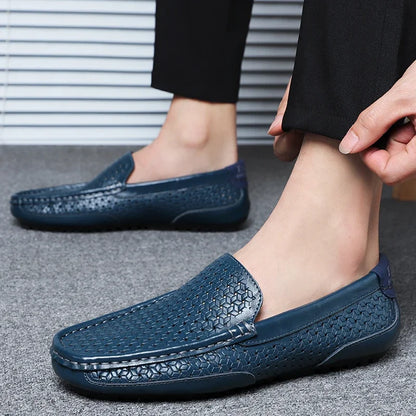 Genuine Leather Driving Moccasins