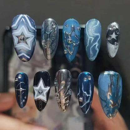 Y2K Cat Eye Press-On Nails