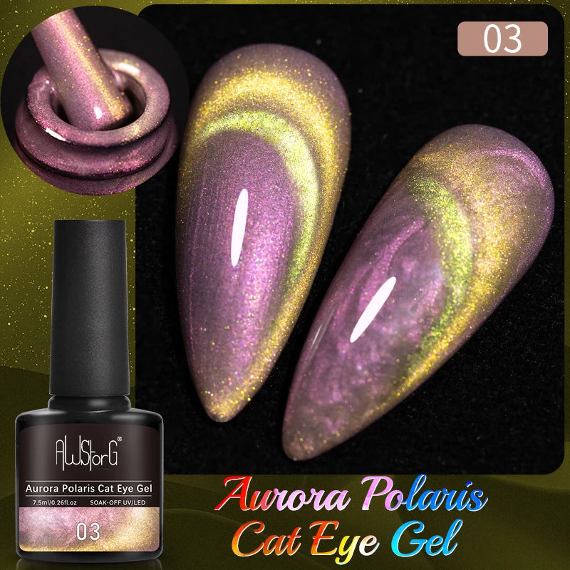 Pink Cat Eye Gel Polish