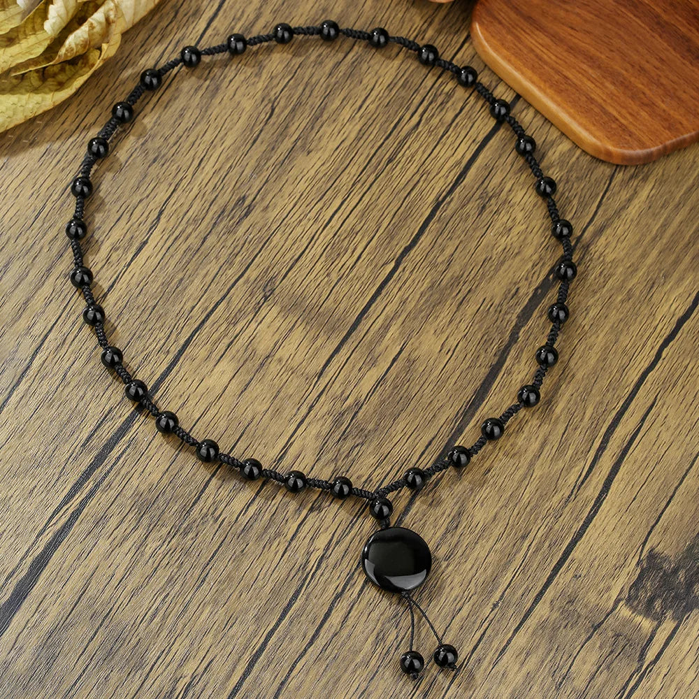 Stone Ethnic Geometric Beaded Necklace Anniversary