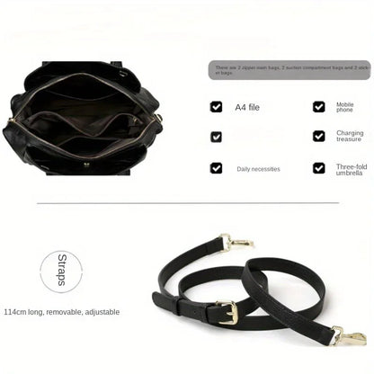 Polyester Solid Zipper Crossbody Bag