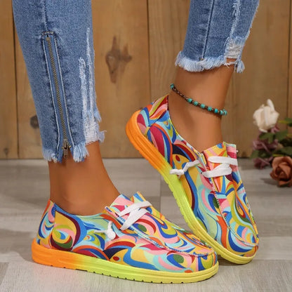 Rainbow Canvas Sneakers