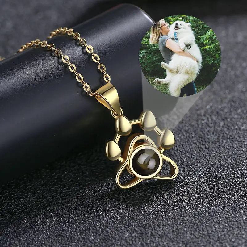 Personalized Photo Projection Necklace