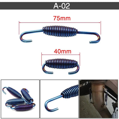Universal Motorcycle Exhaust Spring Hooks Set