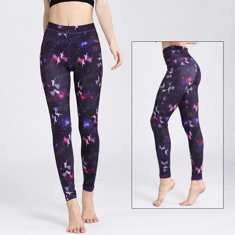 Cloud Hide Floral Push-Up Leggings
