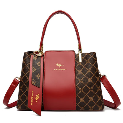 Microfiber Leather Crossbody Tote