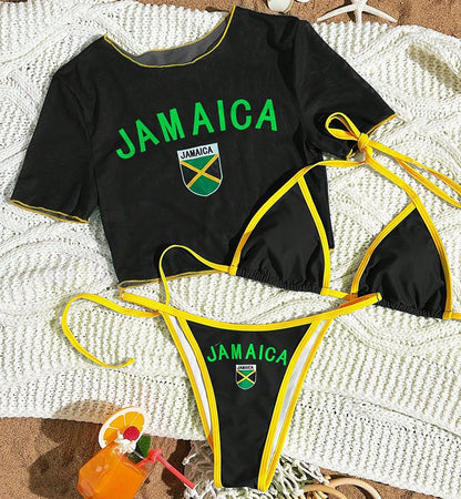 Flag Halter Bikini