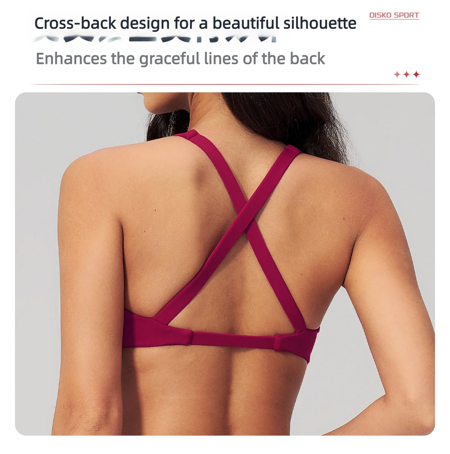 Yoga Bra High Elasticity Cross