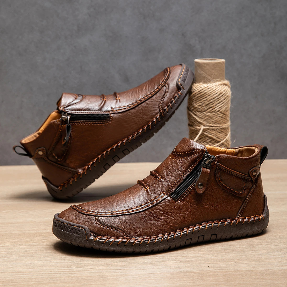 Handmade Leather Ankle Boots