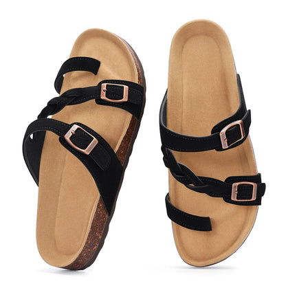 Smile Leather & Suede Clogs