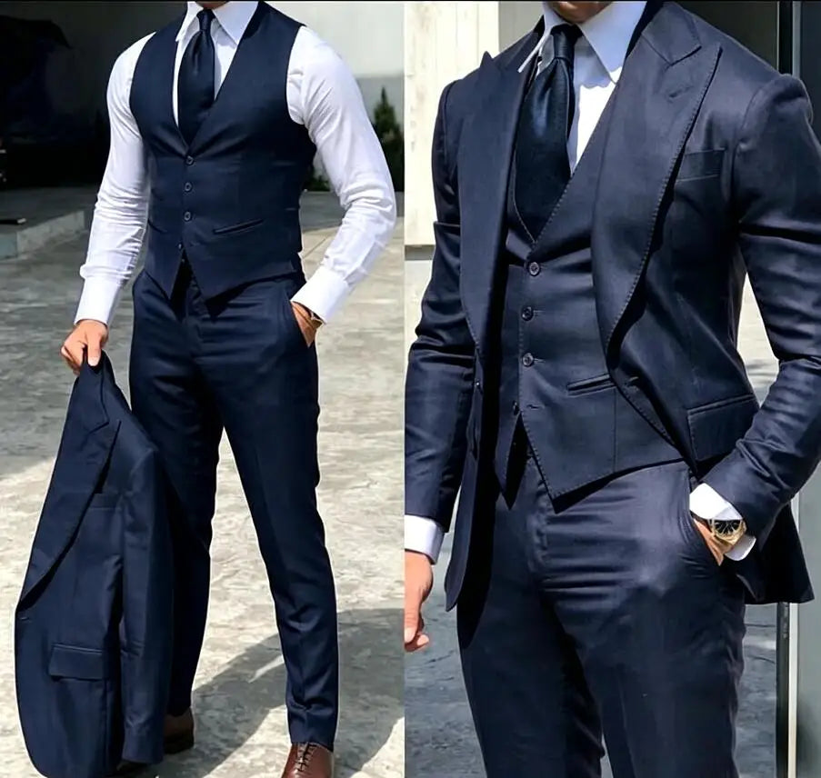 Classy Wedding Tuxedos Slim Suit