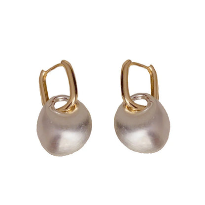 Two-Tone Copper Hoop Earrings