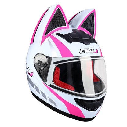 Cat Ear Full-Face Helmet